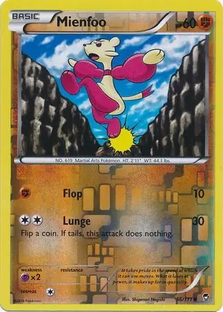 Furious Fists Mienfoo #56/111 reverse holo